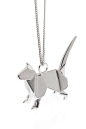 Origami Dog necklace 小狗折纸项链 原创 设计 新款 2013 正品 代购  淘宝