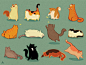 Fat Cats by Kristin Kemper - INPRNT [ aahhhhh perfection!!!]