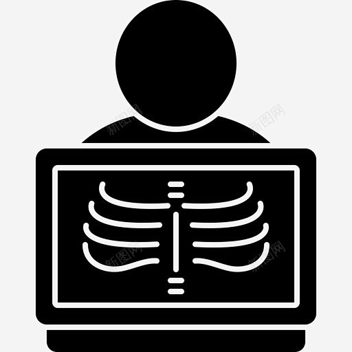 放射学保健诊断图标高清素材 x光 保健 ...