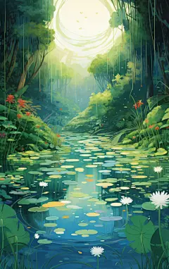 花朵植物医生AI图手机壁纸素材图