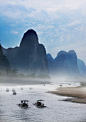 river in Guangxi Zhuang, China    广西壮族河，中国