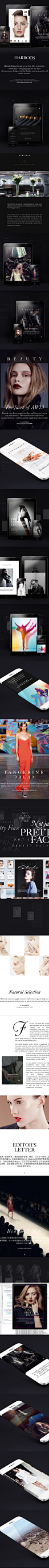 Harrods Magazine Apps 2014 on Behance