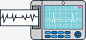 心电监护仪心电图图标 设计图片 免费下载 页面网页 平面电商 创意素材