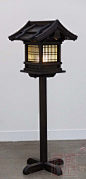Japanese Wooden Lantern, Outdoor (WL2): 
