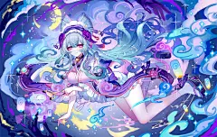 插画美图 原神 梦见月瑞希 游戏壁纸 米哈游 电脑壁纸 - 一米云图