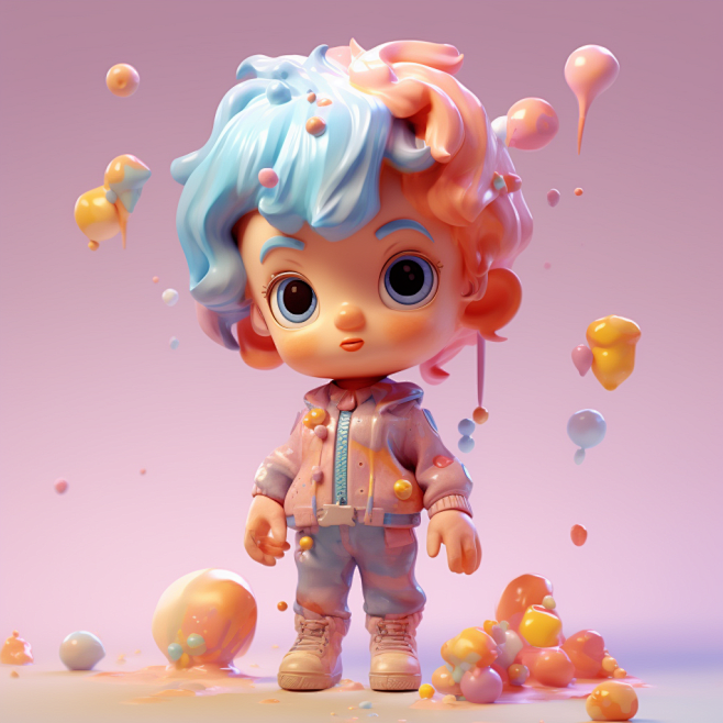 super-cute-boy-lp-by-pop-mart-watery-eyes-pastelcolor-mockup-blind