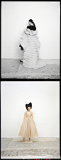 FashionModels 中国超模@贺聪HeCong 出镜Vogue Korea 八月刊高级定制专题大片「Haute K-outure」，将韩国传统元素融入新季高定礼服，大长今头的聪聪蛮可爱的 ​​​​