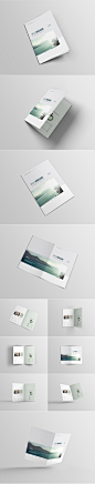 折页传单设计提案神器模板psd效果图应用场景贴图