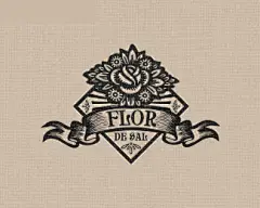 FlordeSal手工食品 食品店logo 徽标 花朵 鲜花 老字号 丝带 商标设计  图标 图形 标志 logo 国外 外国 国内 品牌 设计 创意 欣赏