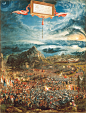 Albrecht Altdorfer - The Battle Of Alexander At Issus [1529]