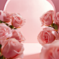 a clean pink background with pink roses, the overall color is pink, warm, photography, maximum resolution, maximum perfectionism, realistic composition, professional photography, master techniques, the best quality, flawless results, optimal clarity,8K, H