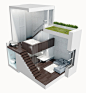 曼哈顿Specht Harpman设计小户型公寓loft装修效果图