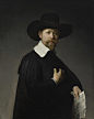 伦勃朗《男子肖像》图片_油画人物-荷兰_正信艺术网