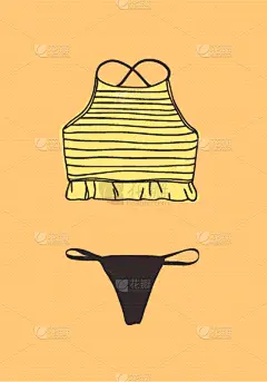 比基尼环礁,鸡尾酒,夏天,图表设计师,季节,式样,创造力,时髦的,绘制,度假