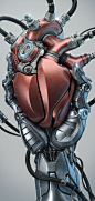 Heart - a computer generated robotic heart by Aleksandr Kuskov, via Behance