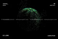 10款三维未来科幻宇宙星球爆炸粒子技术背景底纹ai设计素材源文件下载_颜格视觉