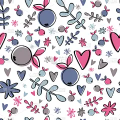 可爱的,浆果,式样,背景,多色的,简单,壁纸,春天,爱,复古