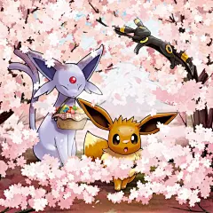 来自伊布官推(@project_eevee)一月至八月壁纸分享～
精灵宝可梦O网页链接 ​​​​