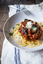 Feasting at Home : Slow Cooker Turkey Mushroom Bolognese