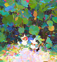 少年和猫1采集到插画