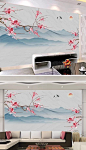 新中式水墨山水梅花图电视背景墙
https://weili.ooopic.com/weili_23825625.html