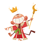 monkey king banana royalty characterdesign kidlit childrensbooks cartoon animation 