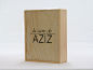 Cajas de madera para vino y cavas : Caja de madera para "la cave de AZIZ"