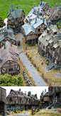 Miniature medieval village - amazing