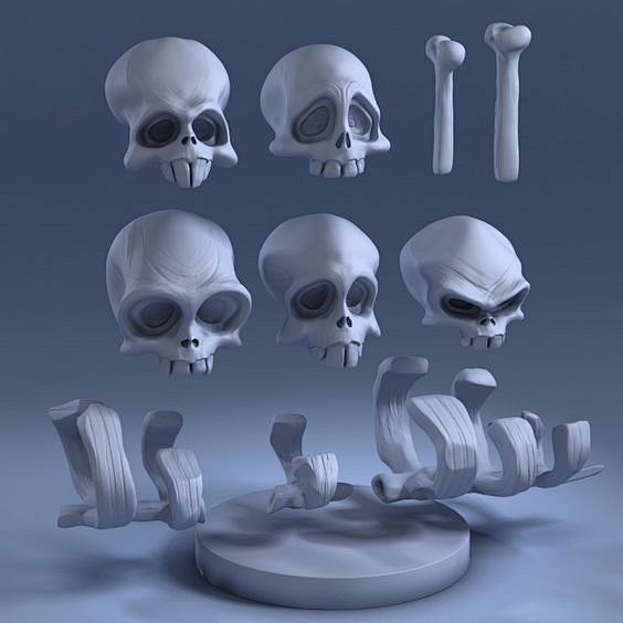 3D sculpt and stylis...