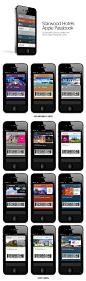 Starwood Hotels Apple Passbook Launch by Stephen Gates, via Behance