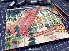 喝多了的花房看门猪哈哈#柚子插画# ​​​​