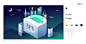 isometric letter illustration : isometric illustrations about letters