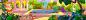 Differences online game art, map, icons (4)