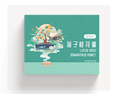 榆钱窝窝YQ采集到国风包装插画