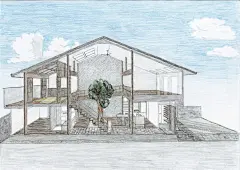 07BEACH，私人住宅，日本京都，House in Kyoto，住宅空间