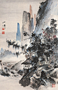 胡也佛绘画作品欣赏-山水篇