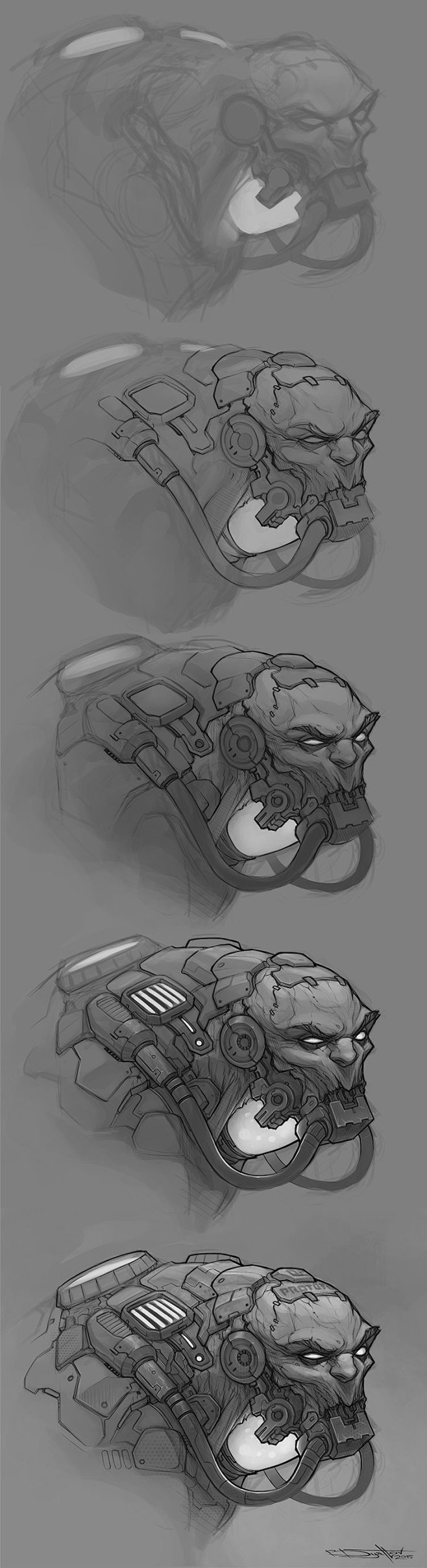 Gunstack sketch, Bor...