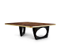 Sherwood Rectangular Coffee Table Mid Century Modern Design by BRABBU is a wood coffee table ideal for a modern home decor.