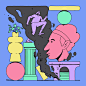 Illustrator Spotlight: Fernando Bittar : Love this colourful series of monuments by Los Angeles-based illustrator and designer Fernando Bittar.