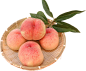 新鲜水果水蜜桃桃子免抠图片png素材