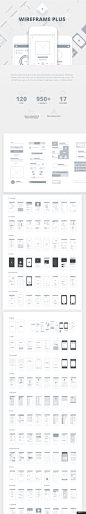多功能 原型 模板 下载 线框图 原型图线框原型UI设计