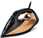 PHILIPS Philips 7000 Series HV DST7040/80 Steam Iron - Black & Gold image number 0