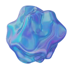 全息科幻镭射抽象艺术立体几何3D图形PNG免抠图片主视觉海报素材