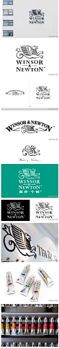 知名颜料品牌温莎牛顿（Winsor&Newton）换新logo_设计时代网|微刊 - 悦读喜欢