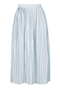Jersey Pleat Midi Skirt  : Jersey Pleat Midi Skirt