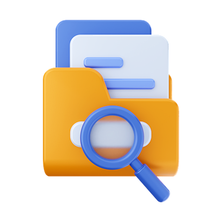 Lock File 3D Illustr...