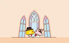蘑菇点点现代浪漫婚礼桌面壁纸
