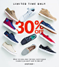 LIMITED TIME: 30% Off Sneakers.