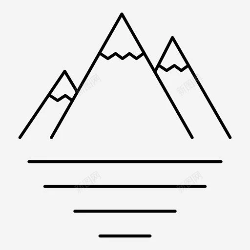 高山海拔自然图标 设计图片 免费下载 页面网页 平面电商 创意素材-花瓣网