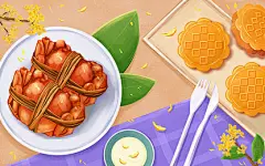 卡通手绘中秋节大闸蟹美食插画素材中秋节大闸蟹插画
